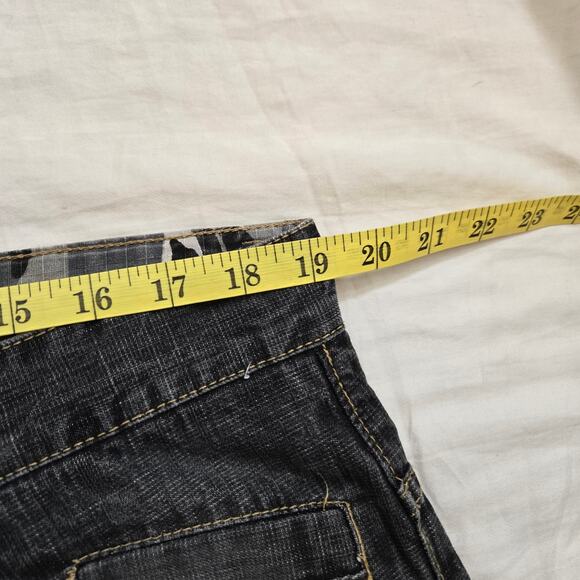 Vintage Pepe Jeans London Jeans Size 36x33 Gray Denim Camo Pocket Y2K Baggy Fit - Picture 8 of 14